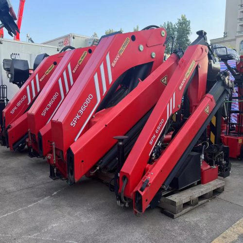 Trucks crane - Palfinger Folding Knuckle Crane - template01