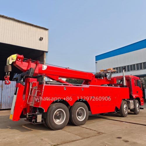 30 Ton Rotation Tow Truck  Wrecker Export | Flatbed Recovery Truck for Europe & South America - Tow truck - template01