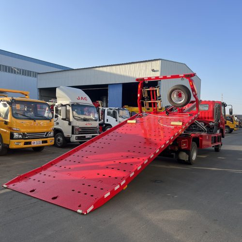 Wrecker flatbed